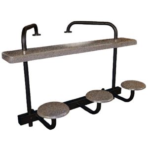 3 Seat Bar Top Table