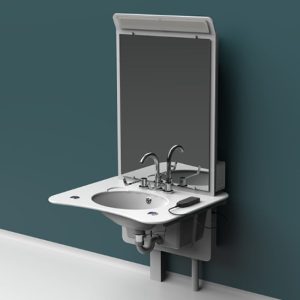 Astor ABW6 / ABW6SP Height Adjustable Wall Mounted Wash Basin