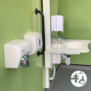Astor ABW-CP Height Adjustable Wall Mounted Wash Basin for Changing Places