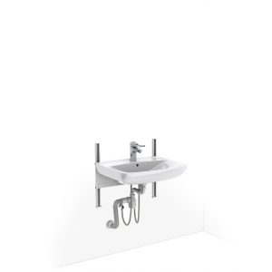 Manual height adjustable washbasin system - BASICLINE 403-11