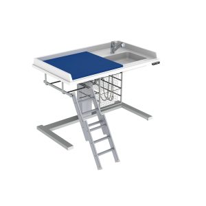 Height Adjustable Changing Table 333 - Sink right, Ladder left