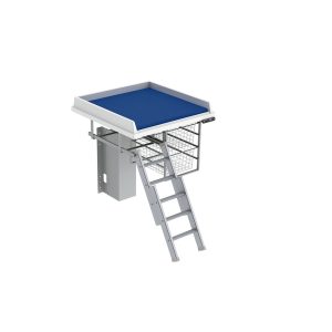 Height Adjustable Changing Table 335 - Ladder left