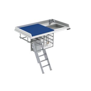 Height Adjustable Changing Table 335 - Sink right, Ladder left