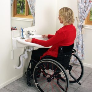Manual height adjustable washbasin system - BASICLINE 403-1 - Image 4