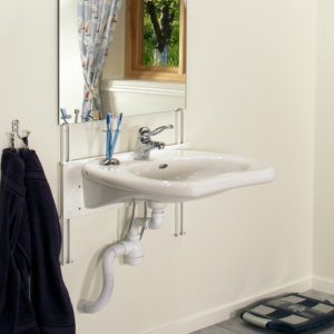 Manual height adjustable washbasin system - BASICLINE 403-1 - Image 5