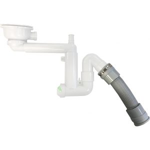Flexible drain hose for kitchen