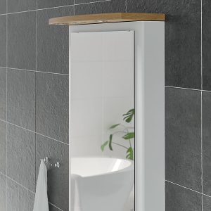 Electric height adjustable washbasin system with mirror and lighting - DESIGNLINE 417-0 - Image 4