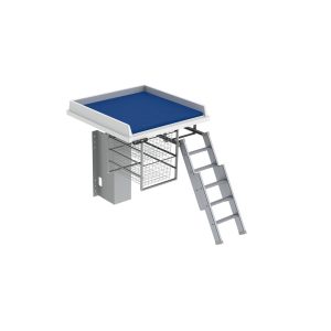 Height Adjustable Changing Table 335 - Ladder right
