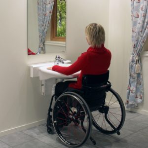 Manually adjustable washbasinlift with gas spring - BASICLINE 406-1 - Image 4