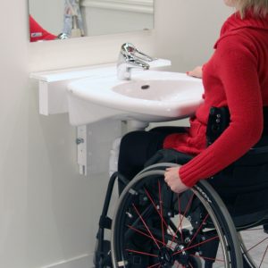 Manually adjustable washbasinlift with gas spring - BASICLINE 406-1 - Image 6