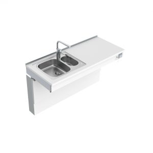 Wall Mounted Motorised Height Adjustable Sink Module 6300-ES11