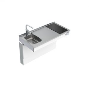 Wall Mounted Motorised Height Adjustable Mini Kitchen 6300-ESFS