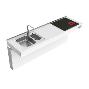 Wall Mounted Motorised Adjustable Combi Kitchen 6300-ES30S4
