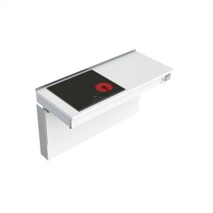 Wall Mounted Motorised Height Adjustable Hob Module 6300HA-S4
