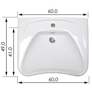 Wheelchair Accessible Washbasin Granberg 425-001 - Image 5