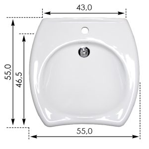Wheelchair Accessible Washbasin Granberg 425-003 - Image 5