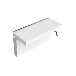 Wall Mounted Cranked Height Adjustable Workbench 6350HA-CT
