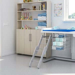 Height Adjustable Changing Table Granberg 333 - Laundry sink