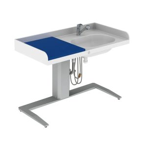 Height Adjustable Changing Table Granberg Care 343 - Bathtub right, Incl. Mixer tap - Image 1