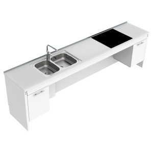 Sidelift 6400 Combi Kitchen Module 6400-ES30S4 - Cabinets Left-Right
