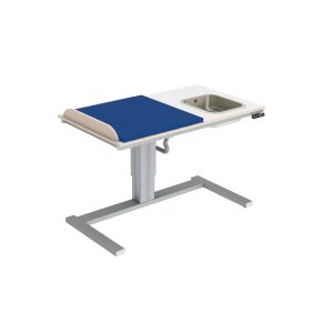 Height Adjustable Changing Table 332 - Sink right