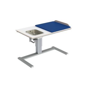Height Adjustable Changing Table 332 - Sink left