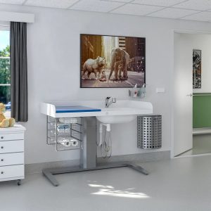 Height Adjustable Changing Table Granberg Care 343 - Bathtub left - Image 3