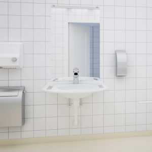 Wheelchair Accessible Washbasin with handles - Washbasin 425-015 - Image 3