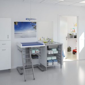 Height Adjustable Changing Table 333 - Image 3