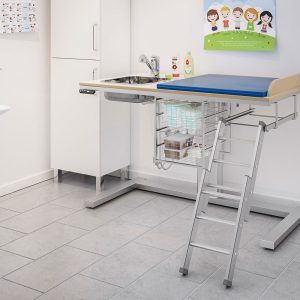 Height Adjustable Changing Table Granberg 332 - Laundry sink