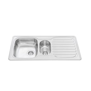 Inset Kitchen Sink Stainless Steel Granberg ES25 - 97.1 cm
