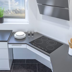 Kitchen Worktop Lift Baselift Corner 6302LA, 45°- 45°, wall-mounted - Image 5