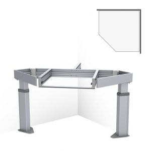 Kitchen Worktop Lift Baselift Corner 6311HA, 45°- 90°, floor-mounted