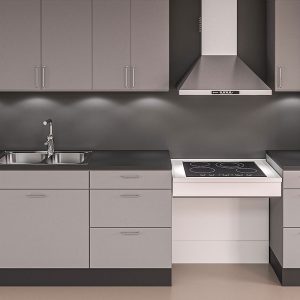 Height Adjustable Kitchen Hob Module Granberg S4