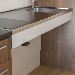 Kitchen Worktop Lift, Manual Cranked, Manulift 6350 - 103 mm front - Image 5
