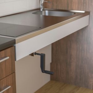 Kitchen Worktop Lift, Manual Cranked, Manulift 6350 - 103 mm front - Image 6