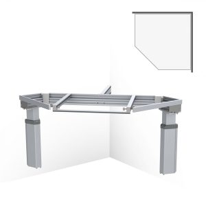 Kitchen Worktop Lift Baselift Corner 6301LA, 45°- 90°, wall-mounted