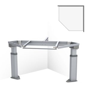 Kitchen Worktop Lift Baselift Corner 6311LA, 45°- 90°, floor-mounted