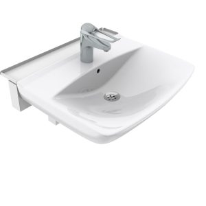 Manually adjustable washbasin with gas spring - BASICLINE 406-11 - Image 3