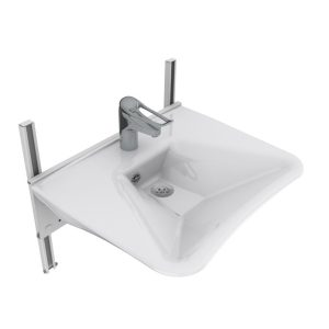 Manual height adjustable washbasin system - BASICLINE 403-01 - Image 3
