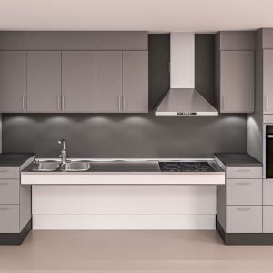 Wall Mounted Motorised Adjustable Combi Kitchen 6300-ESHS4 - Image 3