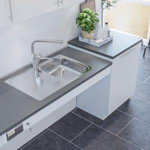 Wheelchair Accessible Inset Kitchen Sink Granberg ES15 - 76.6 cm - Image 3