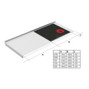 Wall Mounted Motorised Height Adjustable Hob Module 6300LA-S4 - Image 4