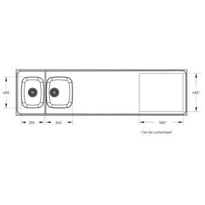 Wheelchair Accessible Stainless Steel Workbench - Granberg ESHS - Image 6
