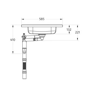 Wheelchair Accessible Sit-on Kitchen Sink - Granberg ESH - Image 3