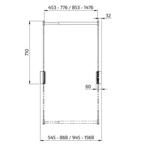 Electric Wardrobe lift Granberg Butler 722 - Image 3