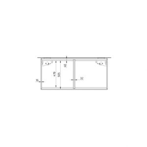 Worktop Lift, Manual adjustable, Manulift 6380LA - 40 mm front - Image 4