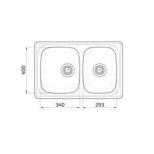 Wheelchair Accessible Inset Kitchen Sink Granberg ES30 - 76.6 cm - Image 4