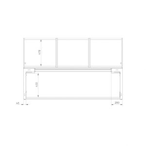 Height Adjustable Kitchen Island Granberg Centerlift 6490 - Image 4