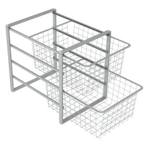 Wire baskets to nursing tables